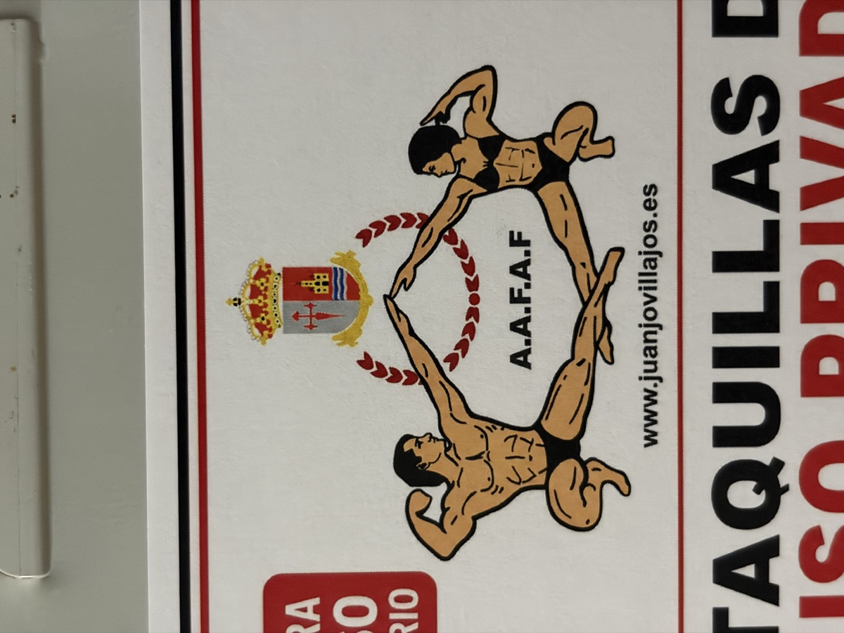 Emblema de la AAFAF, Asociación Arancetana de Fisicoculturismo y Atletas de Fuerza